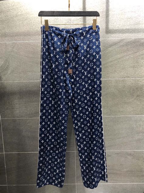 louis vuitton fuzzy pj pants|Louis Vuitton pajama pants.